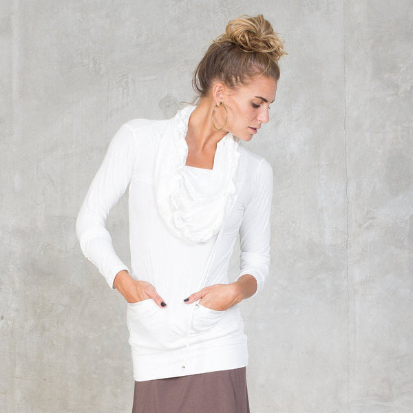 Bamboo tunic - SATI CREATION - Long sleeve - active wear - Boho - boho top