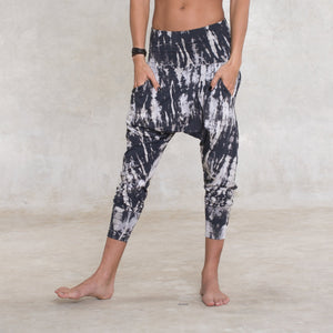 Batik Long Drop pants - SATI CREATION - Pants - active wear - Bamboo - bamboo clothing