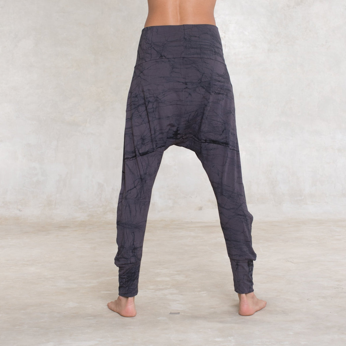 Batik Long drop pants ~ Bamboo yoga pants ~ Women harem