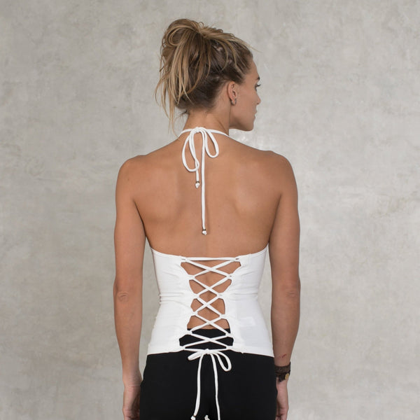 Corset - SATI CREATION - tops - Black Bamboo top - Boho - corset top
