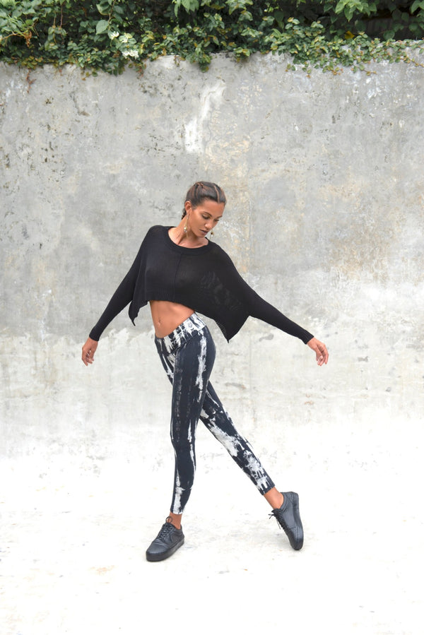 Cropped sweater - SATI CREATION - Long sleeve - Bamboo - bamboo clothing - bamboo top