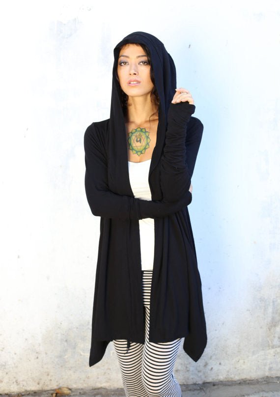 Hooded Shrug - Bamboo Terry - SATI CREATION - Hoodie - Bamboo - bamboo clothing - bamboo hoody