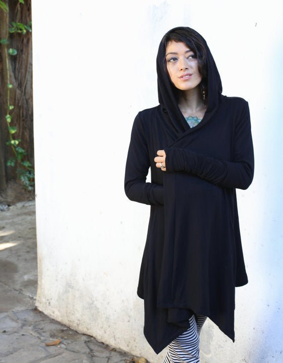 Hooded Shrug - Bamboo Terry - SATI CREATION - Hoodie - Bamboo - bamboo clothing - bamboo hoody