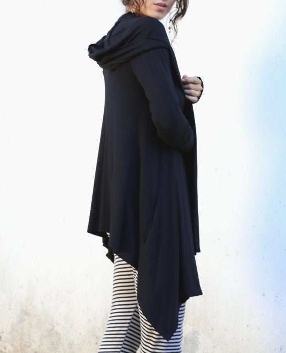 Hooded Shrug - Bamboo Terry - SATI CREATION - Hoodie - Bamboo - bamboo clothing - bamboo hoody