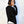 Load image into Gallery viewer, Infinity Shrug - SATI CREATION - Long sleeve - black wrap - cardigan - certified organic clothing
