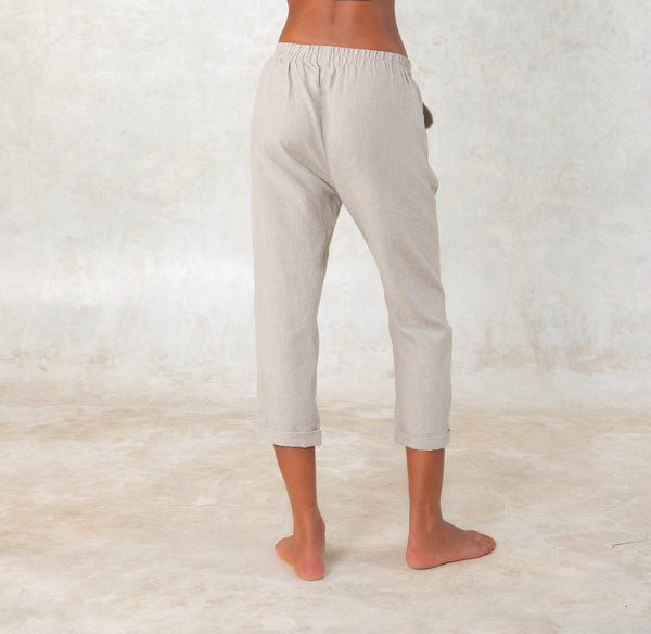 Linen pants - 100% linen - SATI CREATION - Pants - 100% linen - black linen pants - ethical clothing