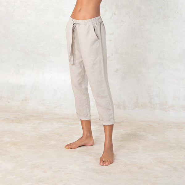 Linen pants - 100% linen - SATI CREATION - Pants - 100% linen - black linen pants - ethical clothing
