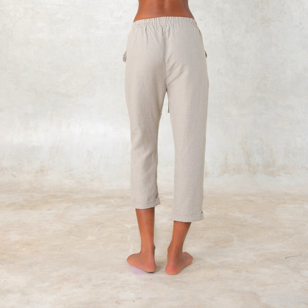 Linen pants - 100% linen - SATI CREATION - Pants - 100% linen - black linen pants - ethical clothing