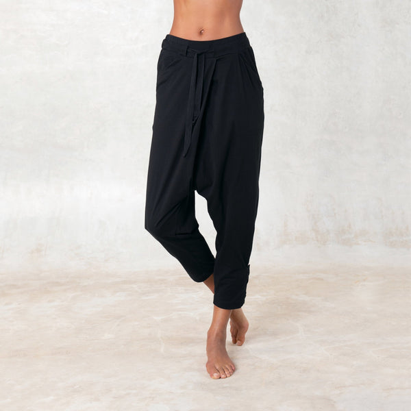 Makaira pants - SATI CREATION - Pants - black harem pants - Boho - ethical clothing