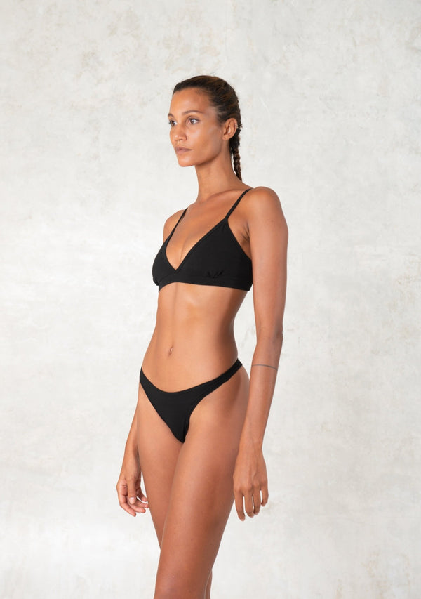 Modal Thong underwear / Set of 2 - SATI CREATION - bottoms - active wear - black thong - Boho