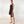 Load image into Gallery viewer, Organic cotton asymmetrical dress - SATI CREATION - Dress - basic dress - black asymmetrical dress - black dress
