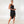 Load image into Gallery viewer, Organic cotton asymmetrical dress - SATI CREATION - Dress - basic dress - black asymmetrical dress - black dress