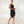 Load image into Gallery viewer, Organic cotton asymmetrical dress - SATI CREATION - Dress - basic dress - black asymmetrical dress - black dress