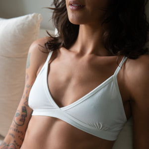 Organic cotton Bra / Set of 2 - SATI CREATION - tops - active wear - eco-intimates - Organic clothing