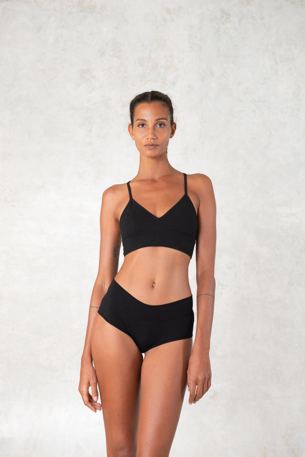 Organic cotton corset Bra / Set of 2 - SATI CREATION - tops - active wear - Boho - corset top