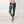 Load image into Gallery viewer, Black and white organic cotton tie-dye leggings. The leggings are ankle lenght and have a white background with black streaks.