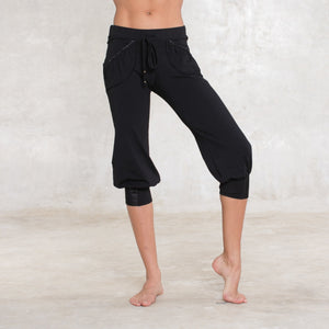 Organic Cotton Sati Pants - Cropped - SATI CREATION - Pants - active wear - Aladin pants - Capri