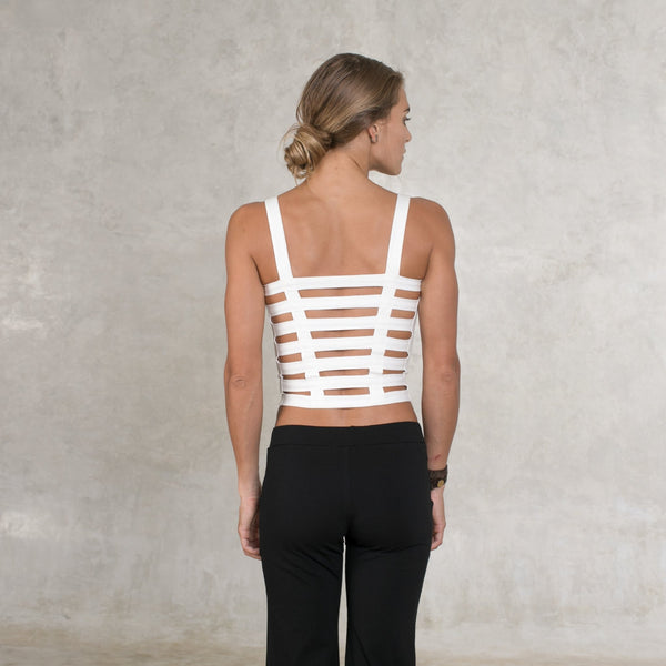 Organic Cotton Strap Top - SATI CREATION - Tops - Boho - boho top - burning man fashion