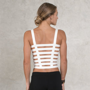 Organic Cotton Strap Top - SATI CREATION - Tops - boho top - certified organic clothing - festival wear