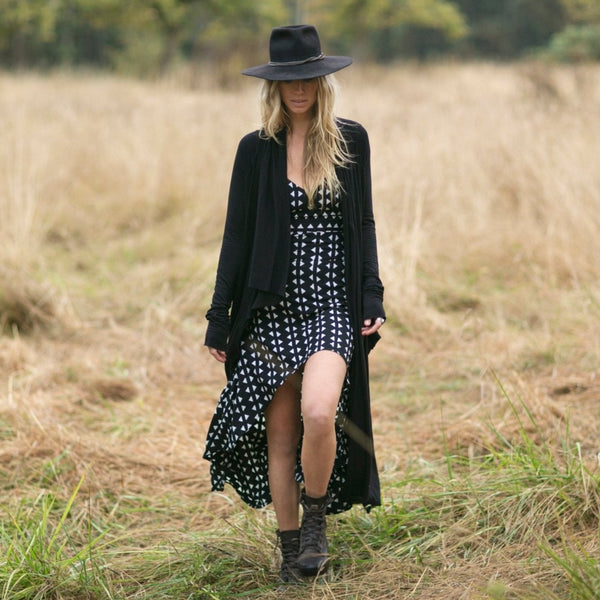 Oversized Shrug - SATI CREATION - Long sleeve - certified organic clothing - ethical clothing - long sleeve wrap