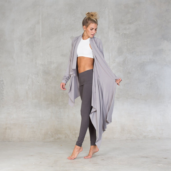 Oversized Shrug - SATI CREATION - Long sleeve - certified organic clothing - ethical clothing - long sleeve wrap