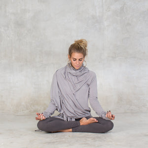 Oversized Shrug - SATI CREATION - Long sleeve - certified organic clothing - ethical clothing - long sleeve wrap