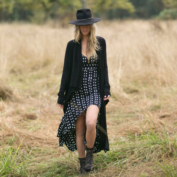 Oversized Shrug - SATI CREATION - Long sleeve - certified organic clothing - ethical clothing - long sleeve wrap