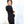 Load image into Gallery viewer, Pleiades Dress - SATI CREATION - Hoodie - bamboo clothing - Black Bamboo top - Boho