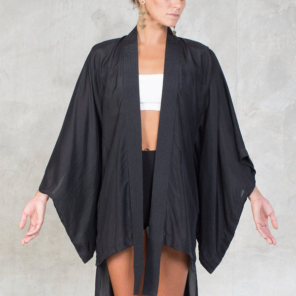 Re-constructed Kimono - 100% Livaeco Rayon - SATI CREATION - kimono - Boho - Eco underwear - ethical clothing