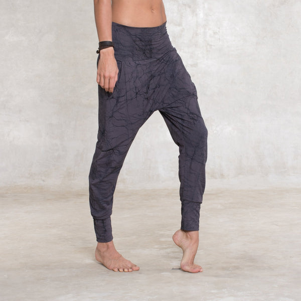 Batik Long Drop pants - SATI CREATION - Pants - active wear - Bamboo - bamboo clothing