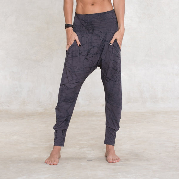 Batik Long Drop pants - SATI CREATION - Pants - active wear - Bamboo - bamboo clothing