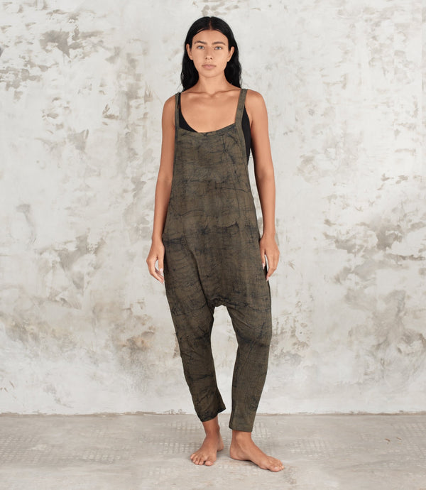 Cocoon jumpsuit - Batik - SATI CREATION - Jumpsuit - Bamboo - bamboo clothing - Drop crotch romper