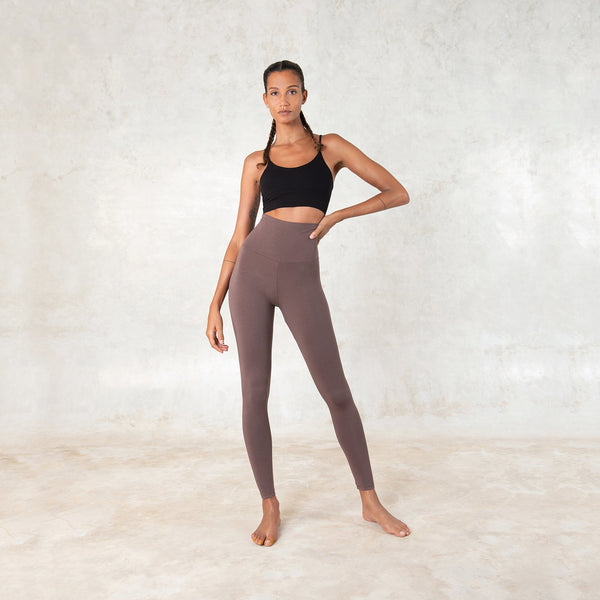 Bamboo Fold Over leggings - SATI CREATION - Pants - active wear - Bamboo - bamboo clothing