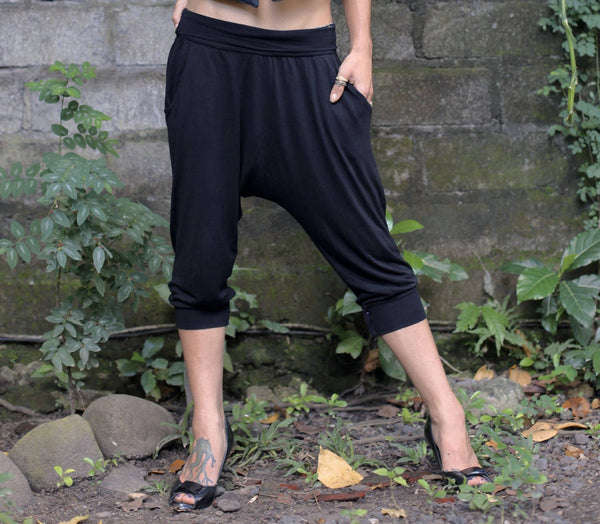 Drop pants - SATI CREATION - Pants - active wear - Bamboo - bamboo clothing