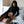 Load image into Gallery viewer, Infinity Shrug - SATI CREATION - Long sleeve - black wrap - cardigan - certified organic clothing
