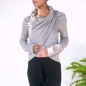 Infinity Shrug - SATI CREATION - Long sleeve - certified organic clothing - ethical clothing - Hoodie