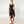 Load image into Gallery viewer, Organic cotton asymmetrical dress - SATI CREATION - Dress - basic dress - black asymmetrical dress - black dress
