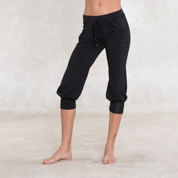 Organic Cotton Sati Pants - Cropped - SATI CREATION - Pants - active wear - Aladin pants - Capri