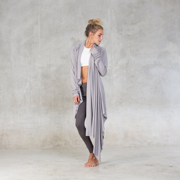 Oversized Shrug - SATI CREATION - Long sleeve - certified organic clothing - ethical clothing - long sleeve wrap